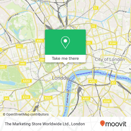 The Marketing Store Worldwide Ltd. map