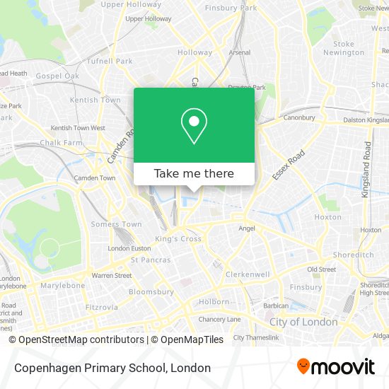 Copenhagen Primary School map