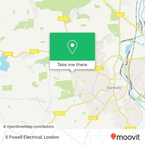 S Powell Electrical map