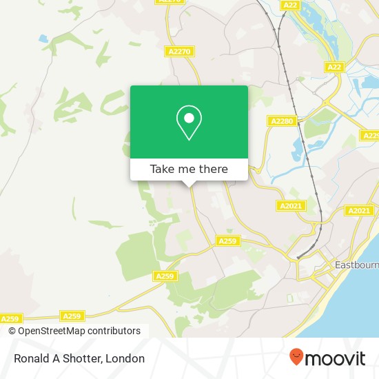 Ronald A Shotter map