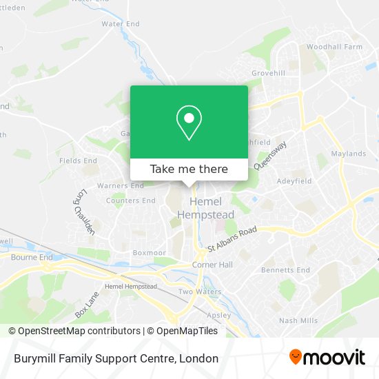 Burymill Family Support Centre map