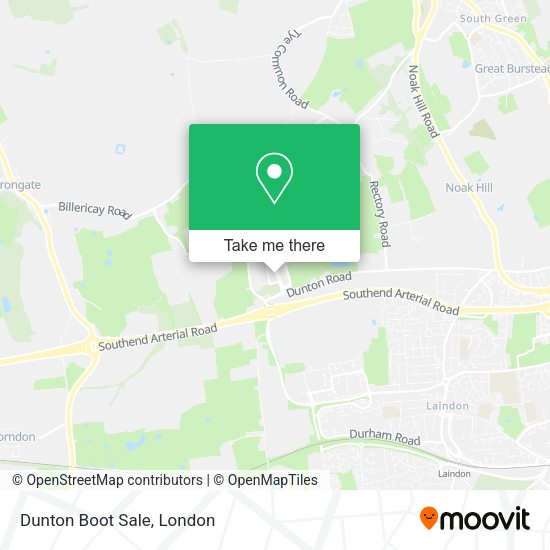 How to get to Dunton Boot Sale in Basildon by Bus, Train or Tube?