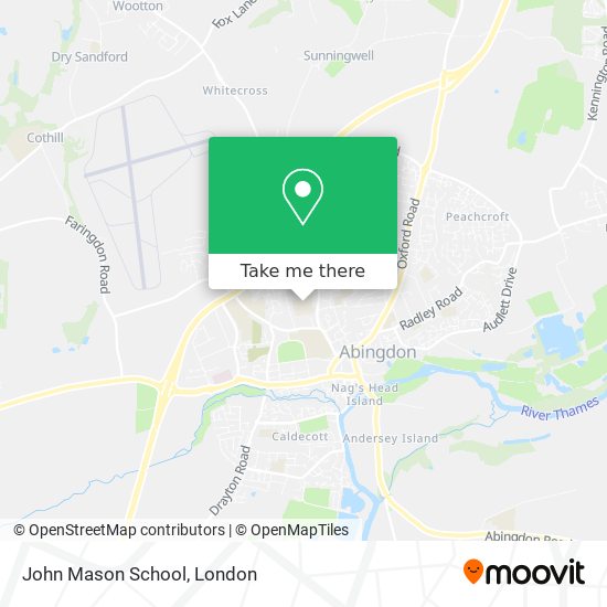 John Mason School map