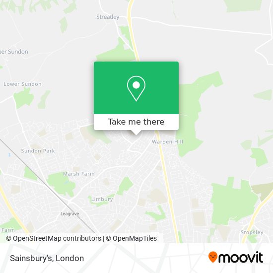 Sainsbury's map
