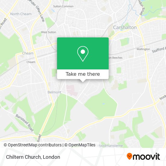Chiltern Church map
