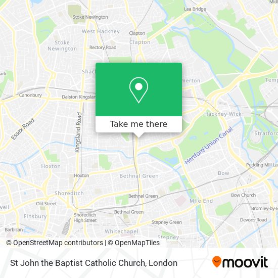 St John the Baptist Catholic Church map