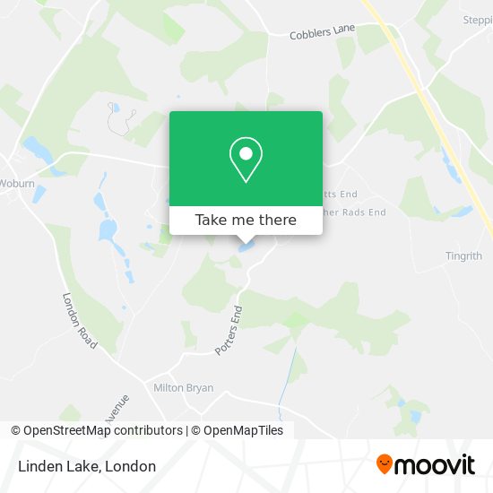 Linden Lake map