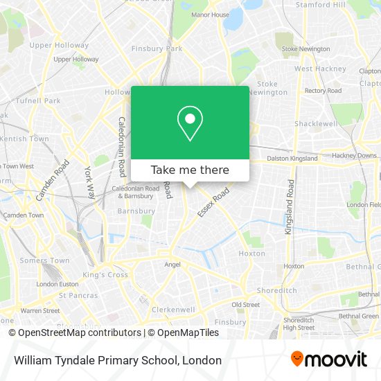 William Tyndale Primary School map