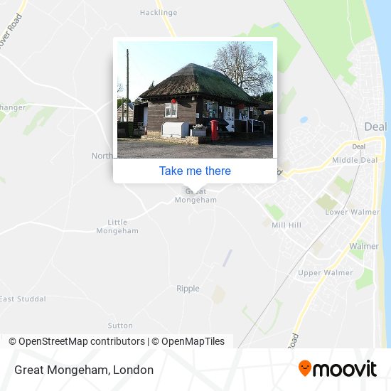 Great Mongeham map