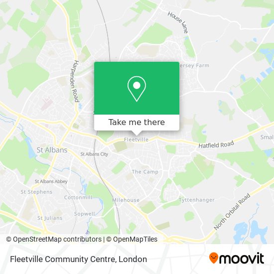 Fleetville Community Centre map