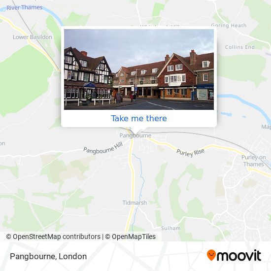 Pangbourne map