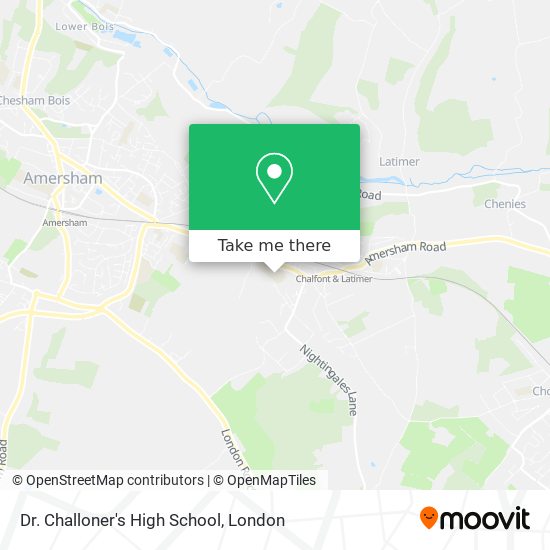 Dr. Challoner's High School map