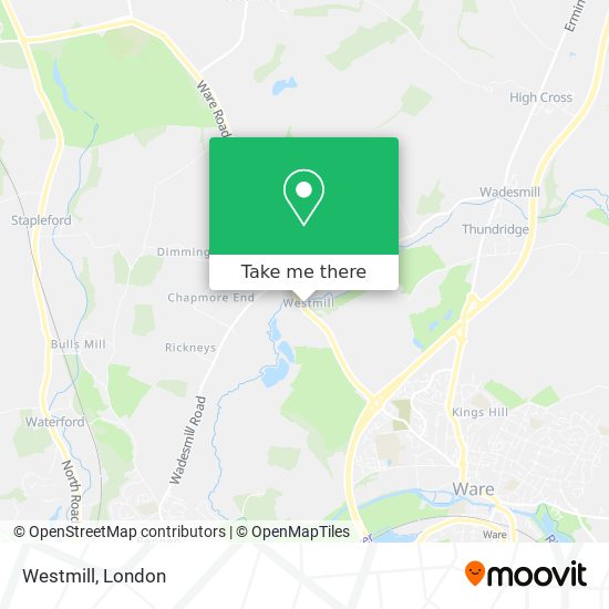 Westmill map