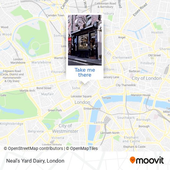 Neal's Yard Dairy map