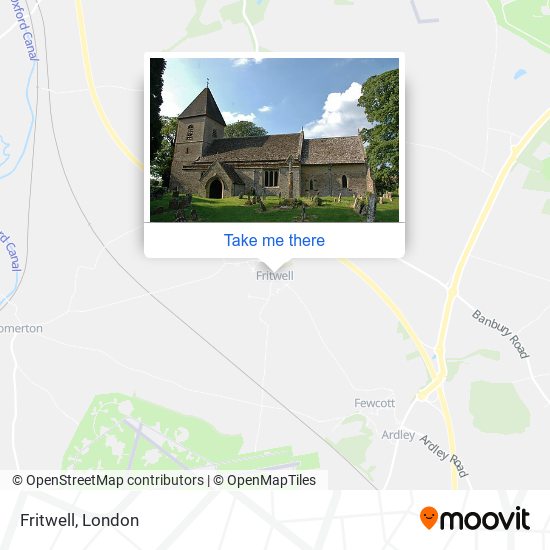 Fritwell map
