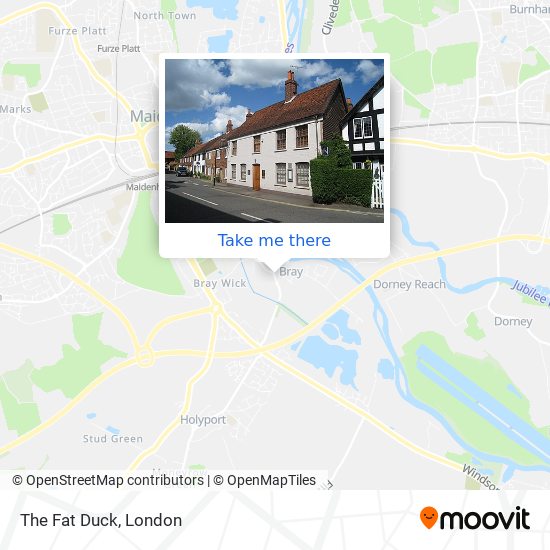 The Fat Duck map