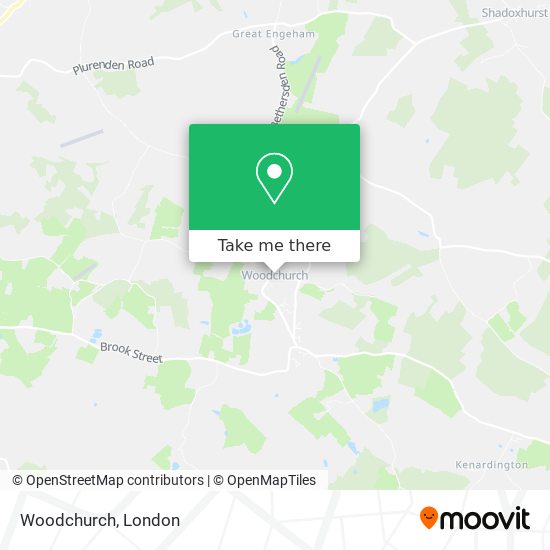 Woodchurch map