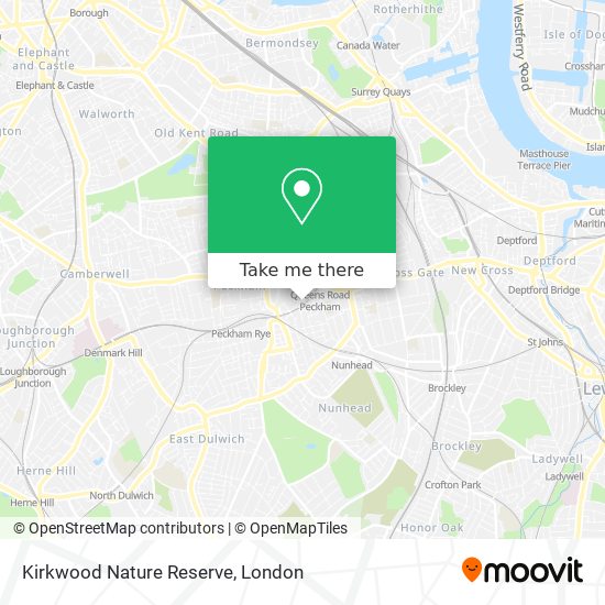 Kirkwood Nature Reserve map
