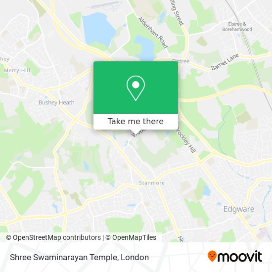 Shree Swaminarayan Temple map