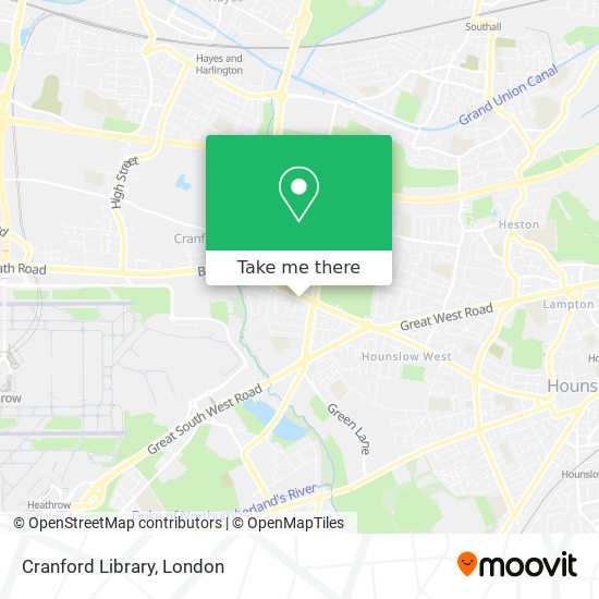 Cranford Library map
