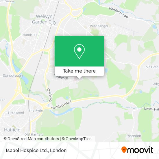 Isabel Hospice Ltd. map