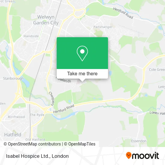 Isabel Hospice Ltd. map
