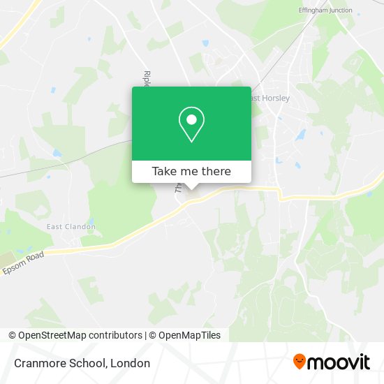 Cranmore School map