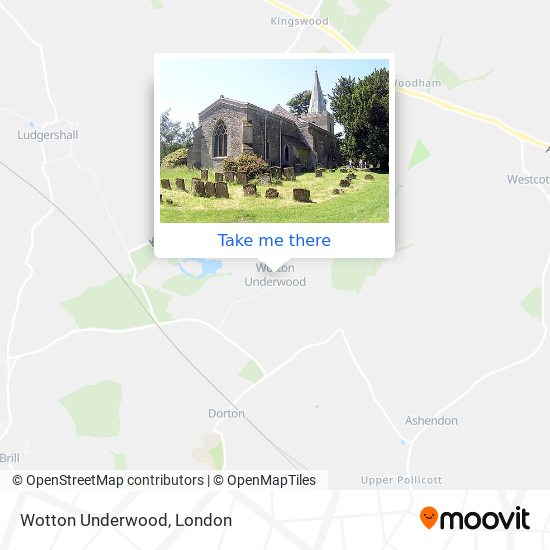 Wotton Underwood map