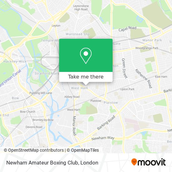 Newham Amateur Boxing Club map