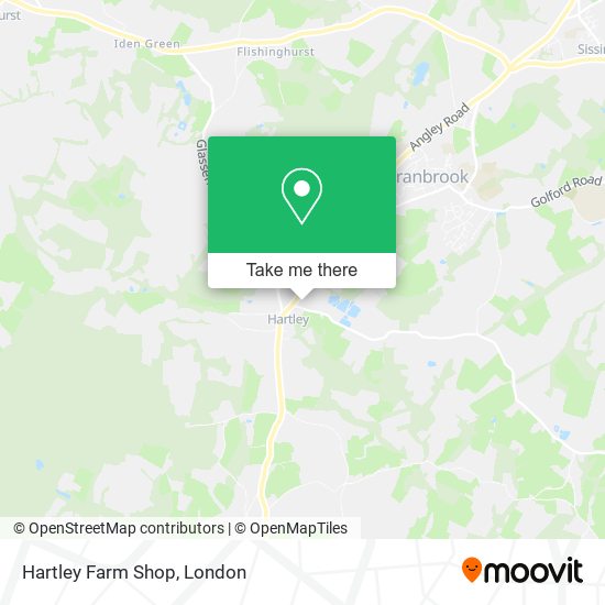 Hartley Farm Shop map