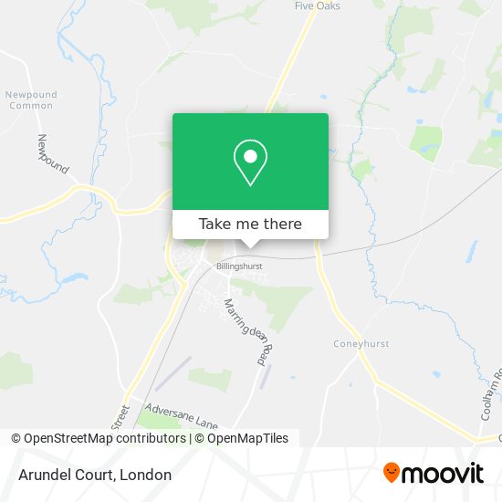 Arundel Court map