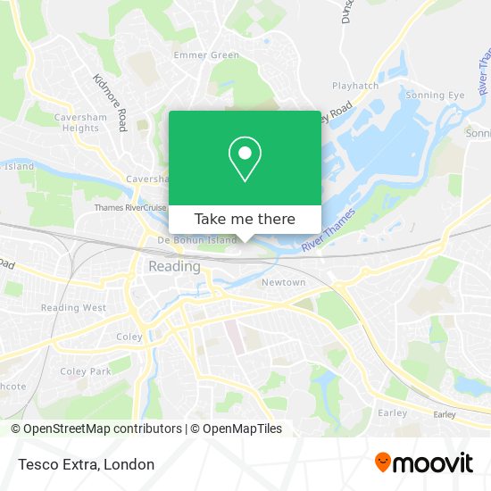 Tesco Extra map