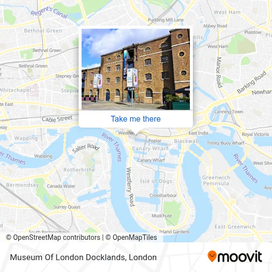 How to Get to Museum Of London Docklands in Canary Wharf by Tube