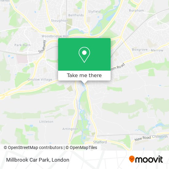Millbrook Car Park map