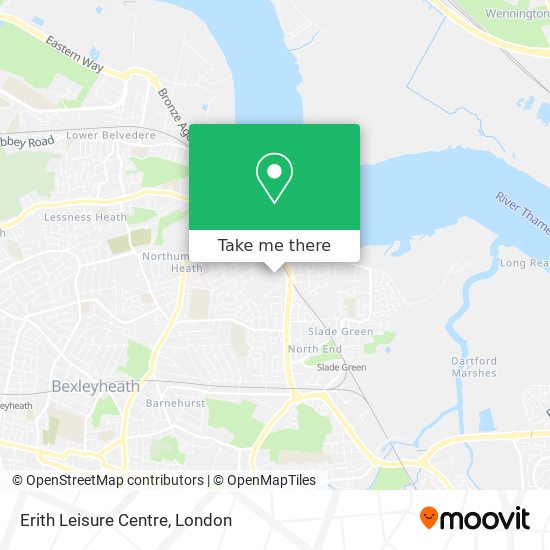 Erith Leisure Centre map