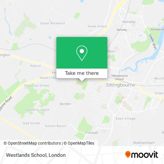 Westlands School map