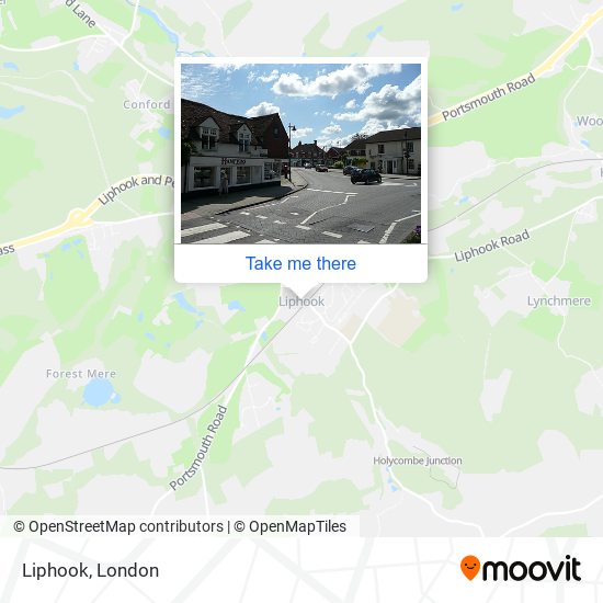 How to get to Liphook in East Hampshire by Train or Bus