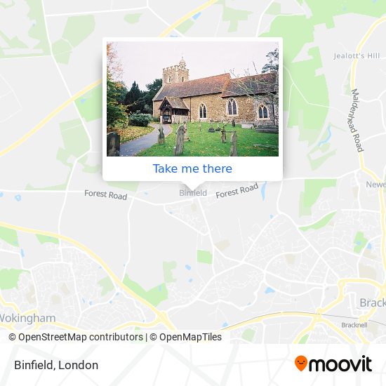 Binfield map
