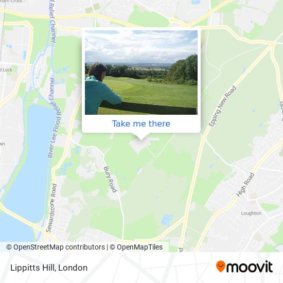 Lippitts Hill map
