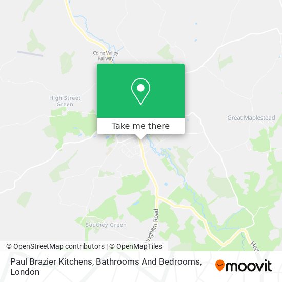 Paul Brazier Kitchens, Bathrooms And Bedrooms map