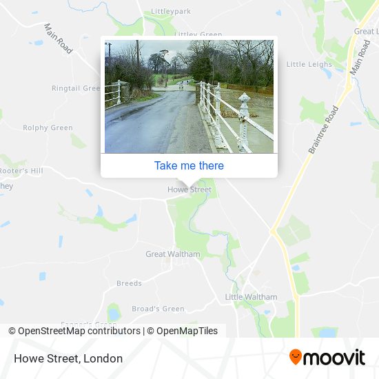 Howe Street map