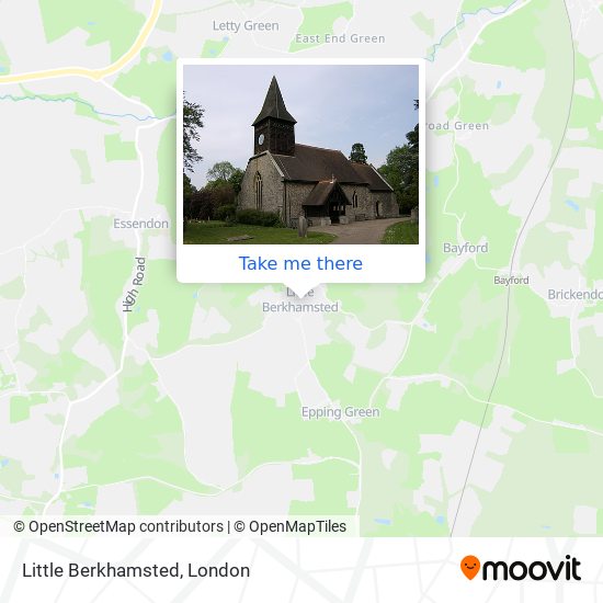 Little Berkhamsted map