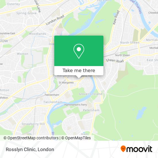 Rosslyn Clinic map