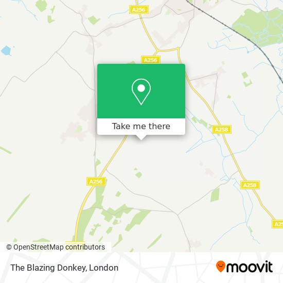 The Blazing Donkey map