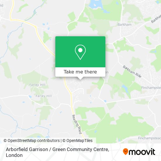 Arborfield Garrison / Green Community Centre map