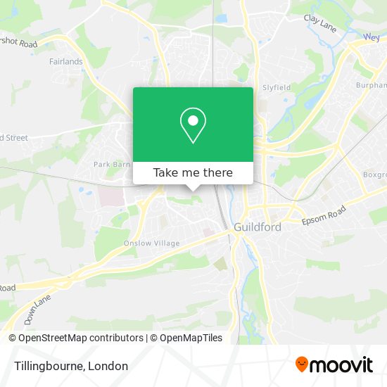 Tillingbourne map