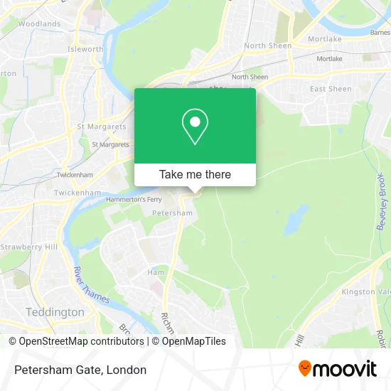 Petersham Gate map
