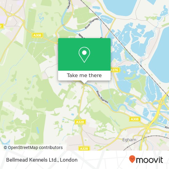 Bellmead Kennels Ltd. map