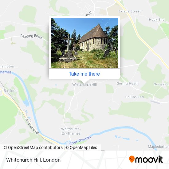 Whitchurch Hill map