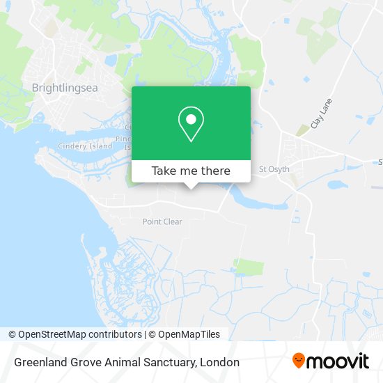 Greenland Grove Animal Sanctuary map